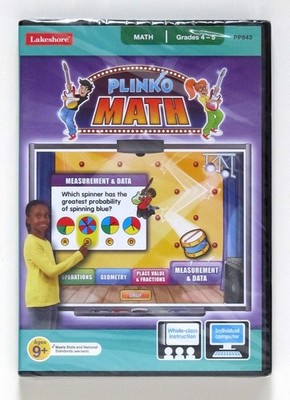 LAKESHORE INTERACTIVE WHITEBOARD SOFTWARE - Plinko Math - PC CD-ROM