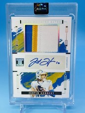 2024 Impeccable ~ JUSTIN HERBERT ~ Immense Patch AUTO #'d /15 💥 Chargers 🔥