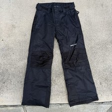 Arctix Snow Pants Kids Medium 10 12 Black Winter Gear Water Wind Resistant