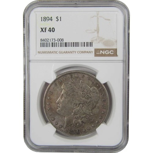 1894 Morgan Dollar XF 40 NGC Silver $1 Coin SKU:I23818