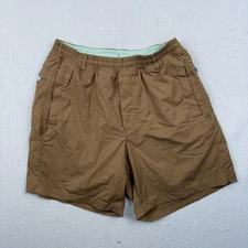 Birddogs Shorts Mens Large Brown Classic Lined Stretch Zipper Pocket Athletic