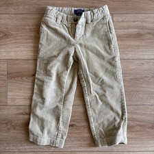 Polo Ralph Lauren Pants Boys 3T Tan Corduroy Khakis Mint 