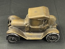 1915 Cast Metal Coin Bank/ Old Coin Bank Car Banthrico Bank Coin.