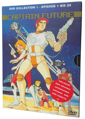 Captain Future - Staffel 1 - 4 DVDs - 25 Episoden - Schuber