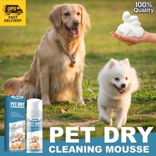 Pet Dry Bath Foam Cleaner for Dogs Cats Waterless Shampoo No Rinse