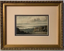 English  Unidentified Artist Early 19th Century Small Watercolor Signed