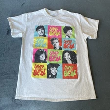 Saved By The Bell Short Sleeve White Logo T-Shirt Medium