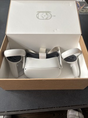 Meta Oculus Quest 2 (256GB, White) VR Headset in Box - Fully Functional! #003