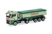 Herpa 949446 Man Tgx Gm Thermomulden-Sattelzug Geiger