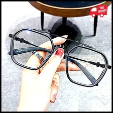 Blue Light Blocking Glasses for Men Highend Optical Clear Black