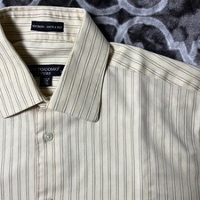 Pronto Uomo Couture Dress Shirt Mens 15 32/33 100's Two Ply Non Iron Luxurious