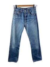 Levi’s 501XX France Made Denim Jeans W28 L30 Blue Button Fly Vintage