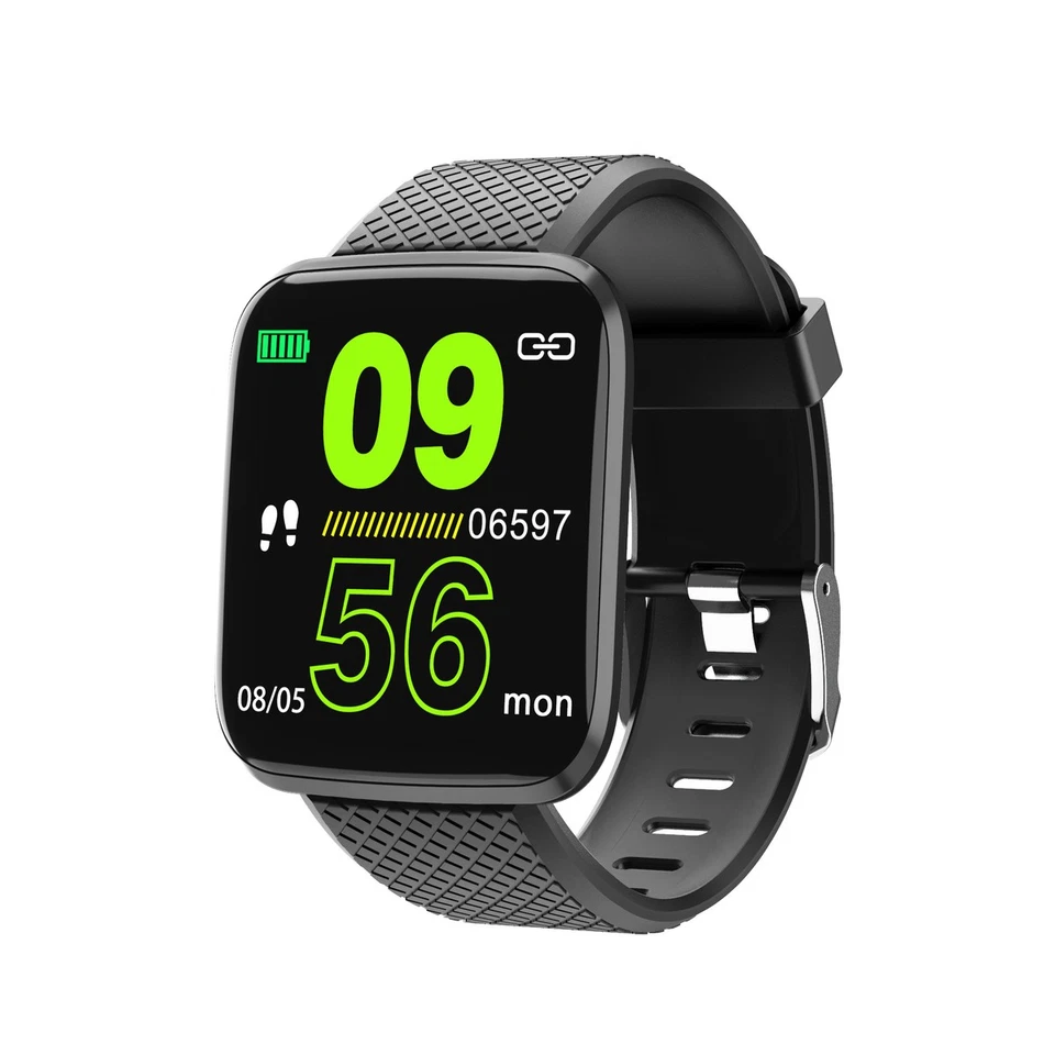 Denver Bluetooth Smartwatch SW-151 Aktivitätstracking Schwarz "wie neu"