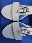 Vintage Etienne Aigner Patsy White Patent Leather Sandals with Heel Size 8 M — photo 6