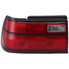 Halogen Tail Light For 1991-92 Toyota Corolla Sedan Left Clear/Red Lens w/ Bulbs