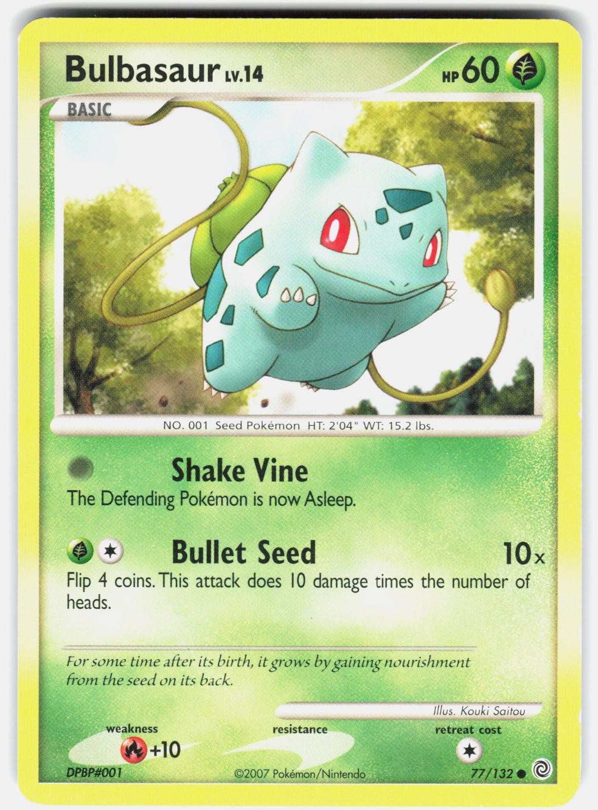 Bulbasaur 77/132 Common Secret Wonders Pokemon Lightly Played