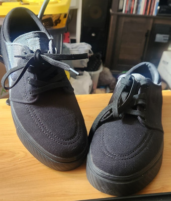 Size 9 - Nike Zoom Stefan Janoski OG+ ISO SB Triple Black 880557-007