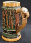 Antique BPOE Best People on Earth Elks German 1/2 Liter Antler Handle Stein (B) — photo 3