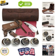 Shoe Polish  Care Kit - Leather Shoe Shine Kit for Men  Women