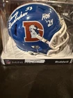 Randy Gradishar Signed Denver Broncos Mini Helmet (Beckett)