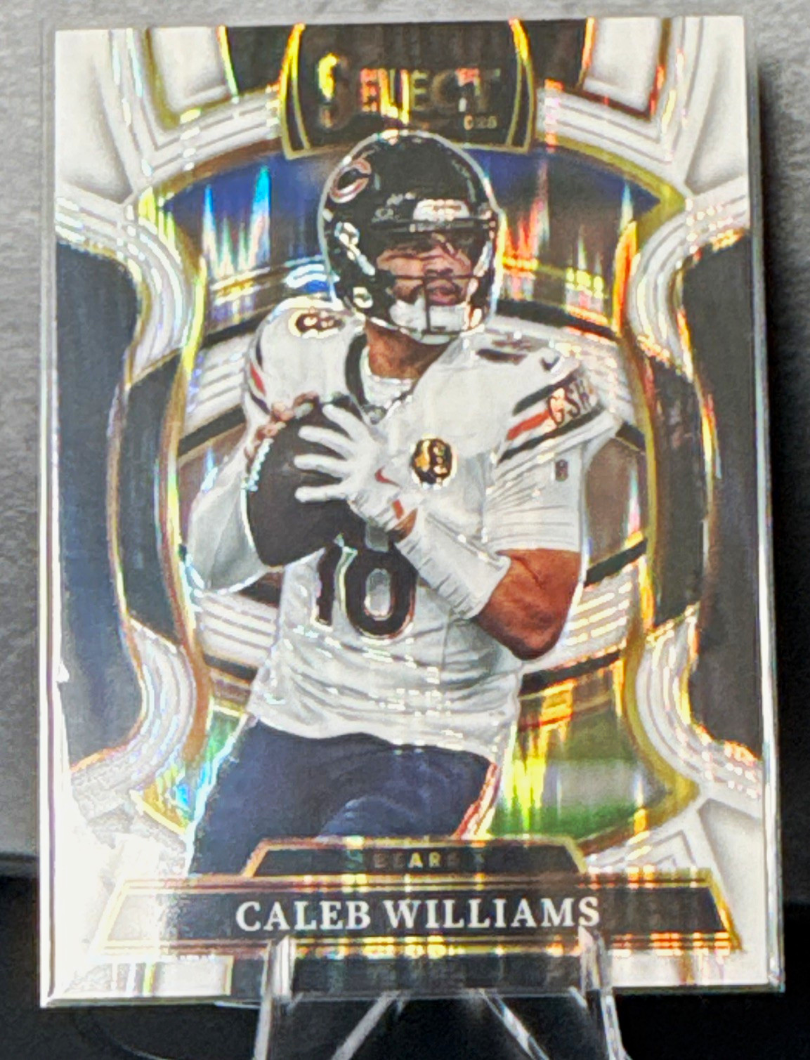 Panini 2025 Select Concourse Caleb Williams Bears #73 White Shock Prizm /799