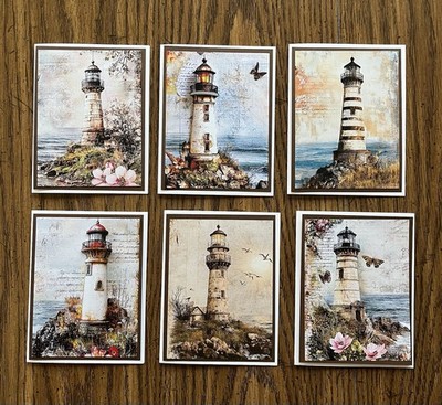 NEW!  DIY Card Kit To Assemble Yourself. Contains Pieces For 6 Handmade Cards059