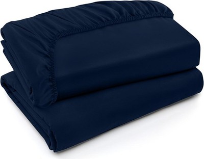 Utopia Bedding Twin XL Fitted Sheets  Bulk Pack of 2 Bottom Sheets  Soft Brus...
