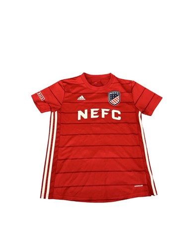 Adidas NEFC red women’s M Aeroready soccer football jersey #1 Lacroix
