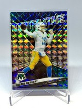 Justin Herbert 2021 Panini Mosaic Silver Mosaic Prizm Center Stage Prizm #CS9