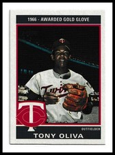 2025 Topps Heritage #76R-13 Tony Oliva 1976 Retirees Minnesota Twins