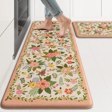 KIMODE Anti Fatigue Kitchen Mats Padded Kitchen Floor Mats 17x47 17x29 Farmhouse