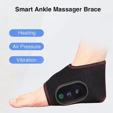 2Pcs Electric Foot Ankle Massager Pain Relief 3 Modes Vibration Hot Compress US
