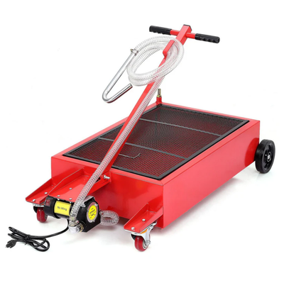 #ad 20 Gallon Electric Oil Drain Pan with 110V Pump Hose Low Profile Oil Drain Cart $115.99