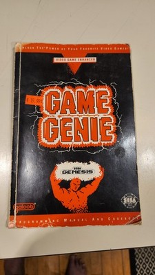 sega genesis game genie manual codebook