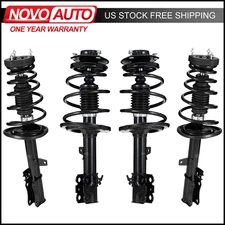 4Pcs Front Rear Quick Complete Strut W/ Coil Springs For 2004 Toyota Avalon