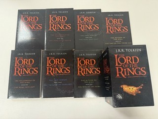 THE LORD OF THE RINGS Tolkien 1 7 Book Collection CG BB8