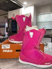 Snowboard Boots/ 2017 Lashed ft womens pink size 7 snowboard boots Rare