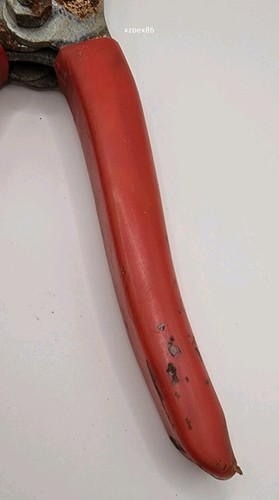 Vintage Malco Rockford 9" Hand Crimper Made In USA Red Handles - Picture 6 of 15