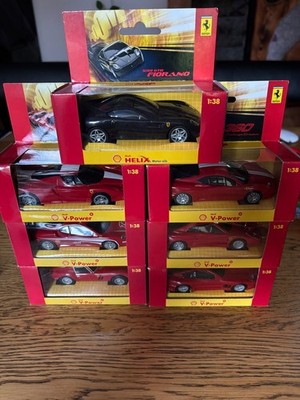 Shell V-Power Ferrari Modellauto Sammlung 1:38   7er Set komplett in OVP!