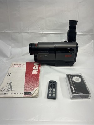 Vintage RCA PRO8 PRO-847 Video Camcorder 15X Zoom Dual Battery Tested