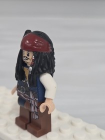 LEGO Pirates Jack Sparrow Minifigure sh077 4181 POTC Read Description