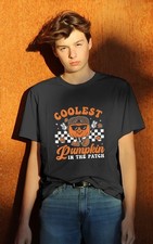 Coolest Pumpkin In The Patch Halloween Boys Girls Teens Kids T-Shirt