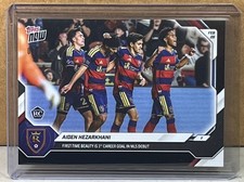 2026 TOPPS NOW MLS 5 AIDEN HEZARKHANI REAL SALT LAKE RC Black Foil Parallel 7/10