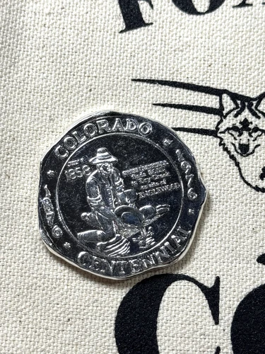 2023 Hayleybug Mint Colorado Centennial Prospector 1 Oz .999 Fine Silver Round