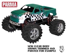  10173 - 1/10 PARMA FORD F-350 EXTENDED CAB - CLEAR .040" RC TRUCK BODY
