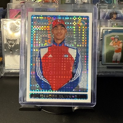2009 Bowman Chrome WBC Prospects X-Fractor 81/250 Hector Olivera #BCW41