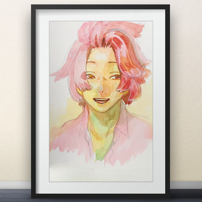 Hell's Paradise: Jigokuraku - Mu Dan Watecolor by Yūji Kaku - 11x17 Poster