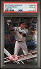 2017 TOPPS CHROME UPDATE #HMT50 AARON JUDGE ROOKIE RC PSA 10