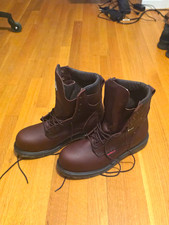 Red Wing Shoes 2414 Brown Leather Work Boots Men's 13 E Wide Electrical Hazard