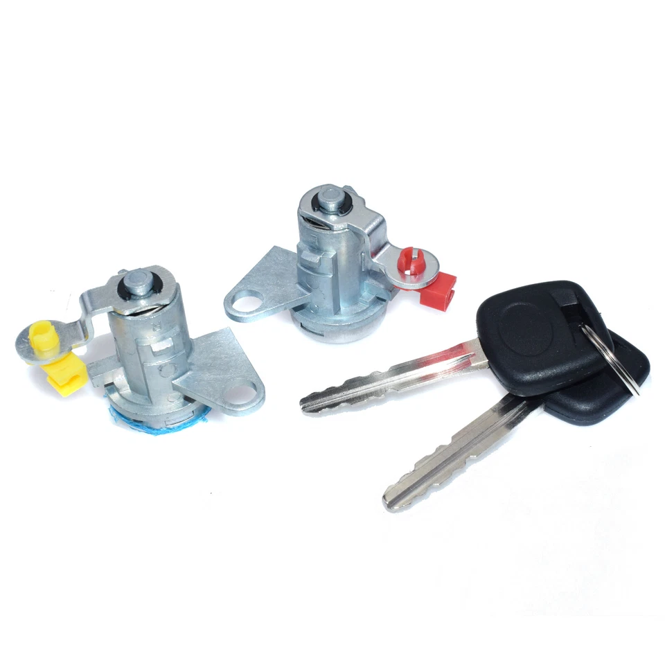 New Pair of Door Lock Cylinder with Key For 1996-2004 Toyota RAV4 69051-42050 - Изображение 2 из 4